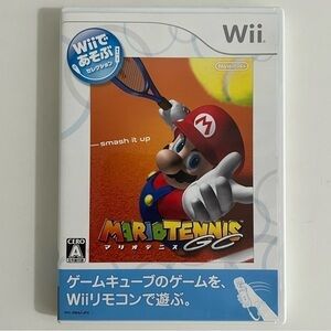 Mario Tennis (Nintendo Wii, 2009) CIB Japan Import Tested & Working